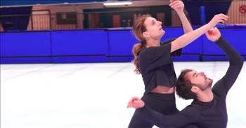 Champion Figure Skaters Defy Gravity With Stunning Routine