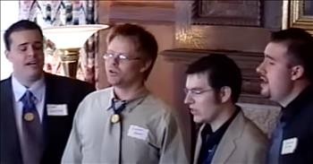 Barbershop Quartet Sings 'It Is Well With My Soul'