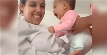 Clingy Baby Only Wants Mama In Hilarious Series Of Videos