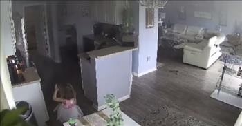 4-Year-Old Saves The Day After Alerting Dad To Air Fryer Fire