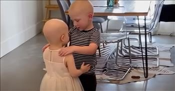 2 Toddlers Share Loving Reunion After Battling Cancer Together