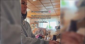 Granddaughter Plays Piano For Granddad With Alzheimer's