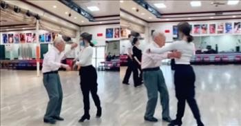 97-Year-Old Shows Off His Incredible Cha Cha Skills