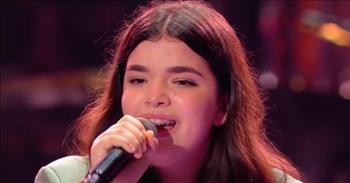 15-Year-Old Sings Powerful Rendition Of 'You Say' On The Voice 