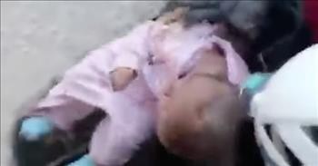 Baby Girl Pulled From Rubble After 26 Hours Trapped In Building Collapse