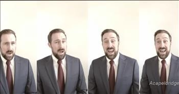 1 Man Sings A Cappella Rendition Of 'Til The Storm Passes By'