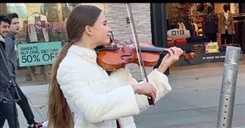 'The Sound of Silence by Young Violinist Karolina Protsenko