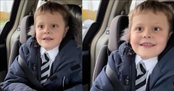 Mom Holds Back Laughter as Son Explains His 'Classic' Role in School's Nativity