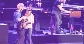 Rock Legend Jon Bon Jovi Has Sweet Moment With His Daughter On Stage