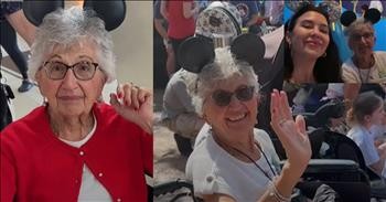 Granddaughter Treats 91-Year-Old Grandmother To Disney World Surprise