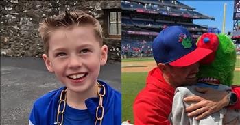 Cancer Survivor Celebrates Opening Day With Dream Baseball Game Experience
