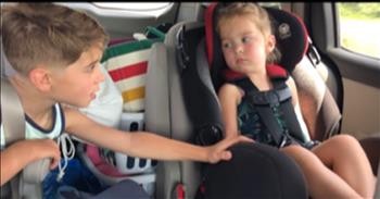 Brother's Heartwarming Serenade To Little Sister Melts Hearts