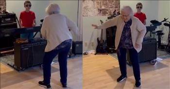 Grandma Busts A Move To Grandson's Informative And Hilarious Song