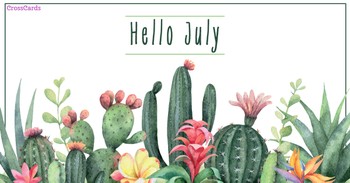 Hello July - Cacti