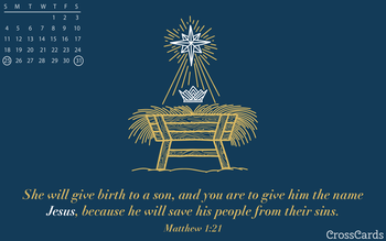 December 2022 - Matthew 1:21