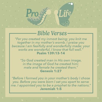 Pro Life Bible Verses