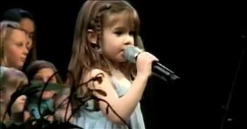 5-Year-Old Kaitlyn Maher Sings 'Above All'