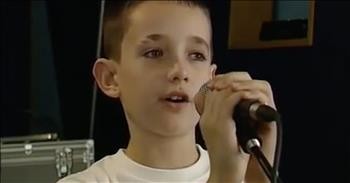 Sweet Boy Belts Out 'Precious Lord'