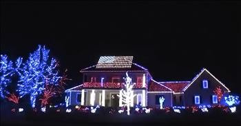 Patriotic Light Display Honors Our Fallen Soldiers - A Memorial Day Tribute