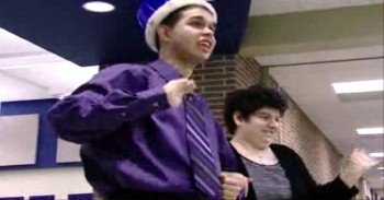 High School Crowns Students with Autism as Homecoming King and Queen