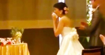 This JOYFUL Surprise Left The Bride In Tears. So Cool!
