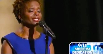 Tony Award-Winning Actress Sings 'Amazing Grace' At 9/11 Musuem