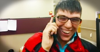 He Got The News Of His Life And His First Call Was To His DAD – So Awesome!