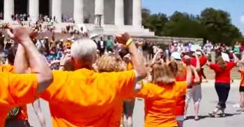 This Flash Mob Transformed The Nation's Capitol For a Great Cause. By 4:30 I Was Dancing With Them!