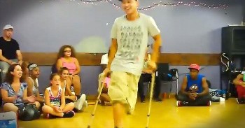 He May Have Lost A Limb – But This Man Still Has Plenty To DANCE About!