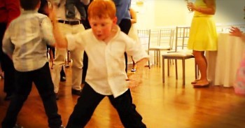 This Cutie Has Some Serious Dance Moves! But How He Can Dance At All Is A MIRACLE!