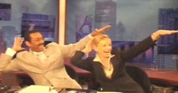 So THIS Is What News Anchors Do During Commercials! No Wonder They’re Always Smiling!