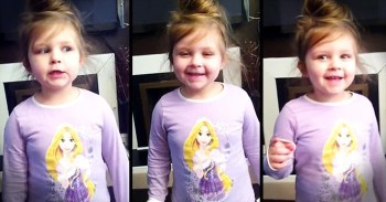 This Little Cutie May Not Understand This Nursery Rhyme, But She's Having A BALL Trying! LOL!
