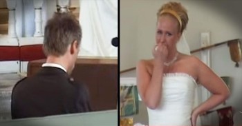 This Bride Was In TEARS When Her Groom Starting Serenading Her With THIS Sweet Song. WOW!