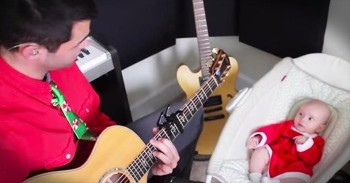 Dad Writes Precious Song For Baby’s First Christmas