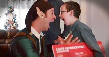 Airline Surprises Sick Children With Trip To The North Pole