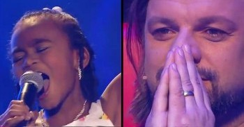 Young Girl Completely Moves Judge To Tears With ‘Girl On Fire’