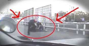Suicidal Man Is Saved By Policeman Just In Time