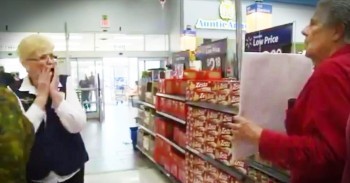 Couple Reunites For Precious Proposal At Wal-Mart After Being Divorced 43 Years