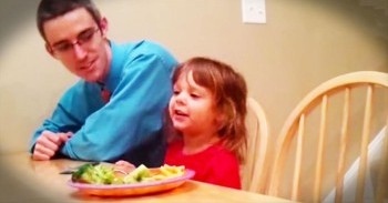 Adorable Little Girl Raps Nursery Rhymes With Beatboxing Dad