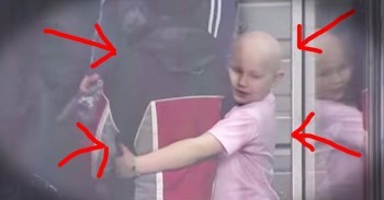 Kind Boy Gives Young Girl Fighting Cancer An Incredible Surprise