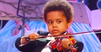 5-Year-Old Violin Prodigy Has Amazing Gift From God