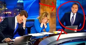 Weatherman Has Hilarious Wardrobe Malfunction