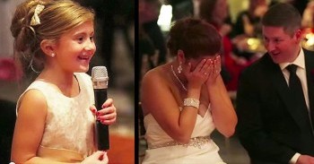 Precious Flower Girl Sings ‘Love Is An Open Door’ At Wedding Reception