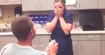 Man Stages Elaborate ER Proposal