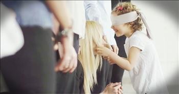 Blindfolded Kids Show Beautiful Bond Between Mother And Child