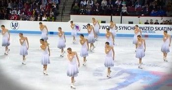 Breathtaking Russian Synchronized Skating Routine