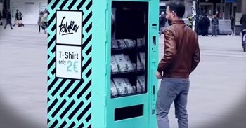 Vending Machine Shows Truth Behind Bargain Clothing