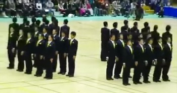 Japanese Synchronized Precision Walking Will Leave You In AWE