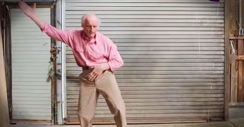 Grandpa Defies Age And Dances Like A Young Man