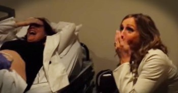 Sister Has The BEST Reaction To Ultrasound Revealing Twins!